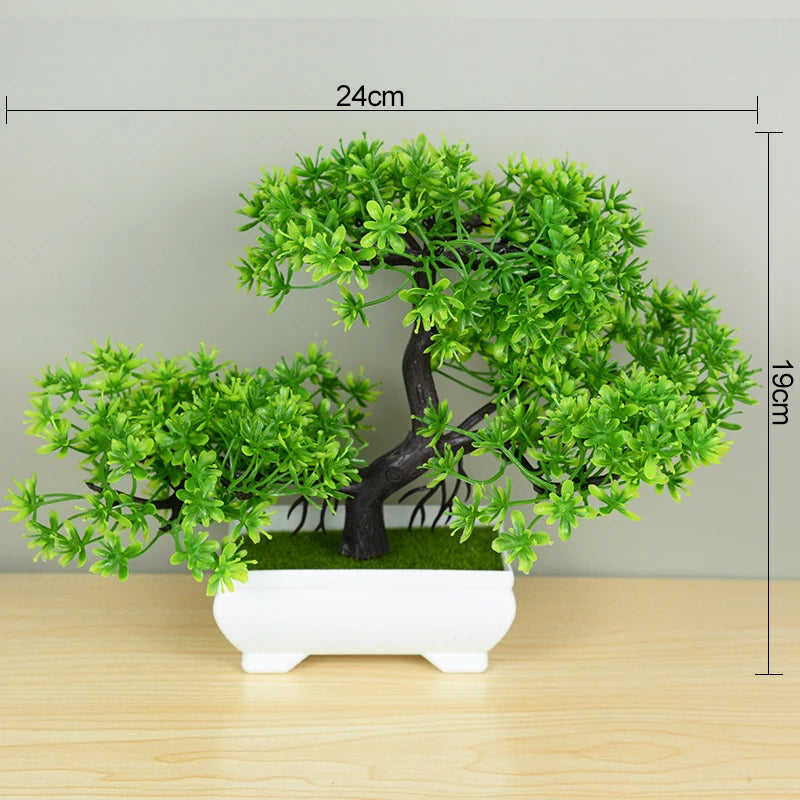 Artificial Bonsai Tree Potted Home Decor