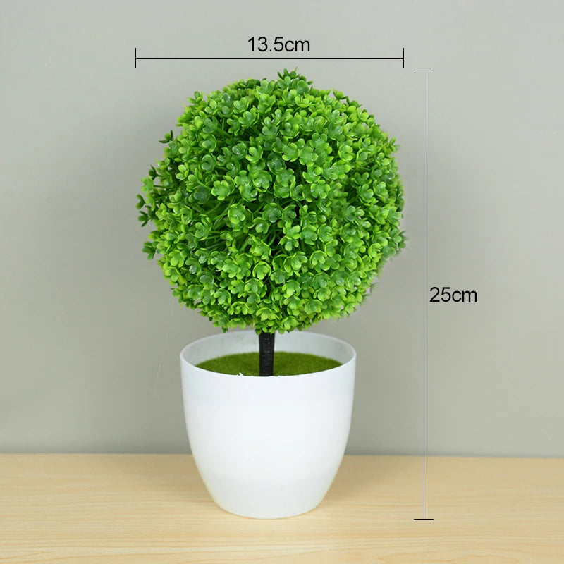 Artificial Bonsai Tree Potted Home Decor