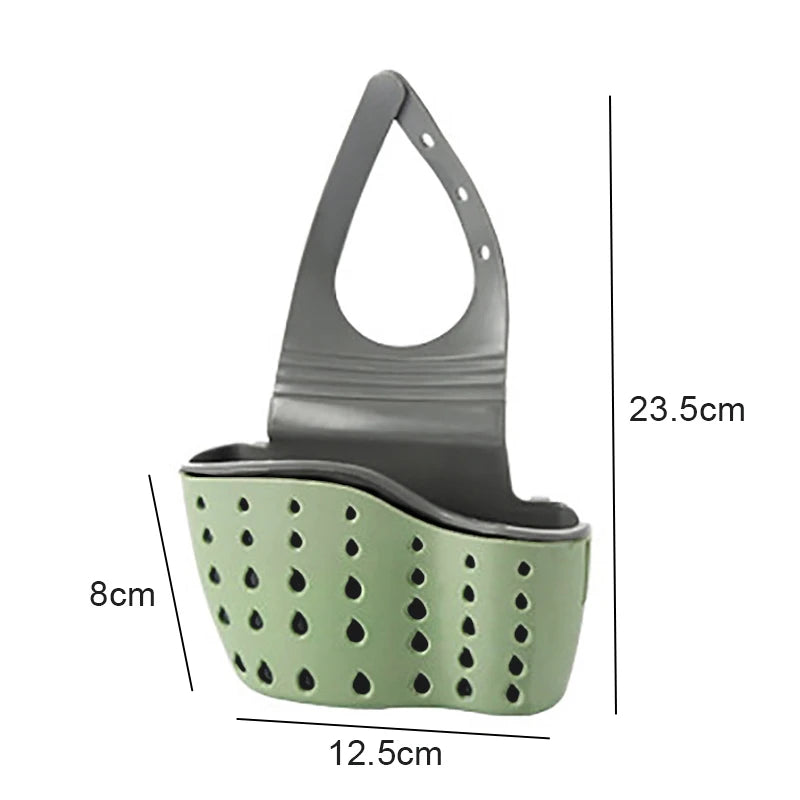 Adjustable Kitchen Sink Storage Drain Basket