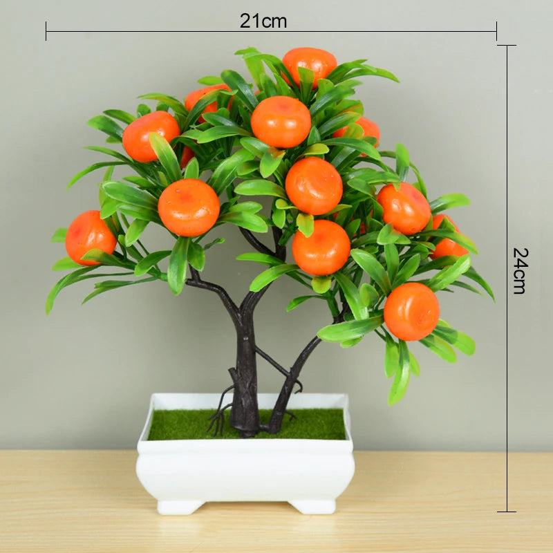 Artificial Bonsai Tree Potted Home Decor