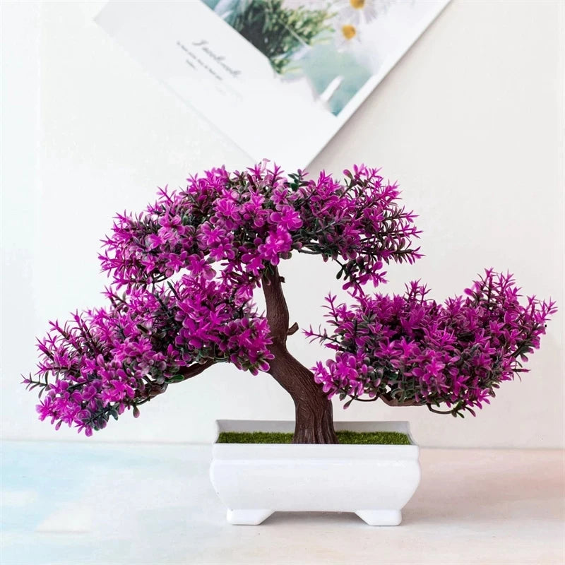 Artificial Bonsai Tree Potted Home Decor