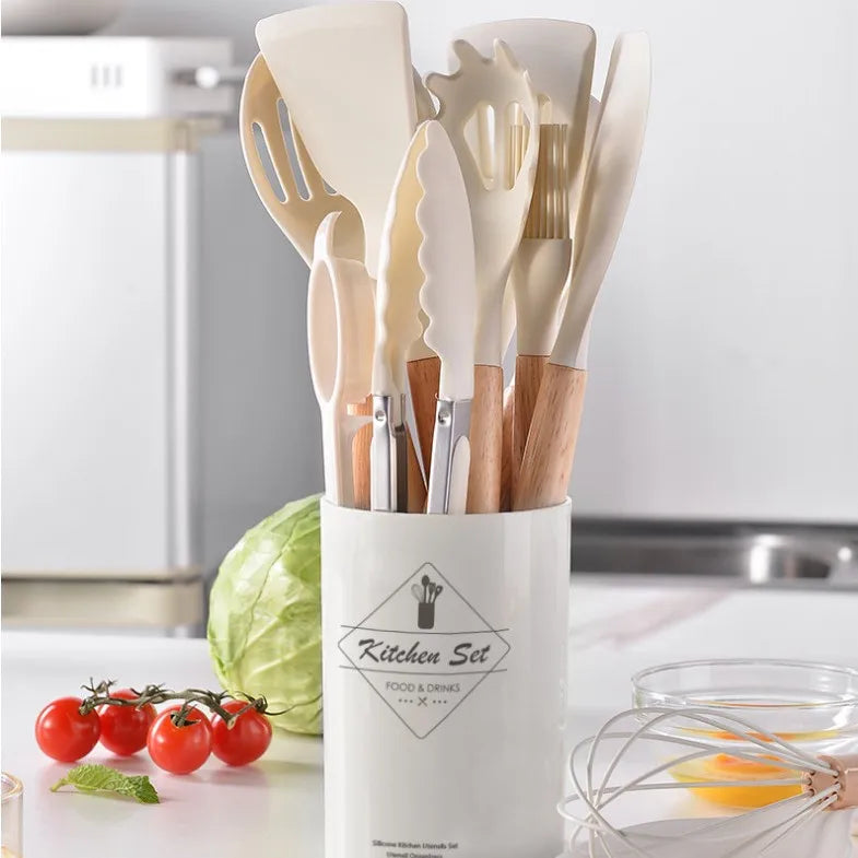 12PCS Silicone Kitchen Utensils Set