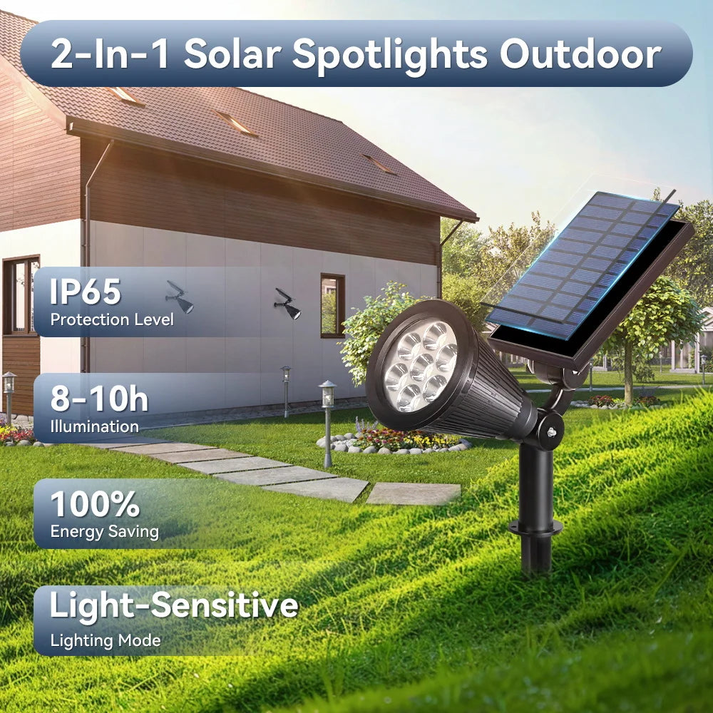 Adjustable Solar LED Waterproof Garden Lights