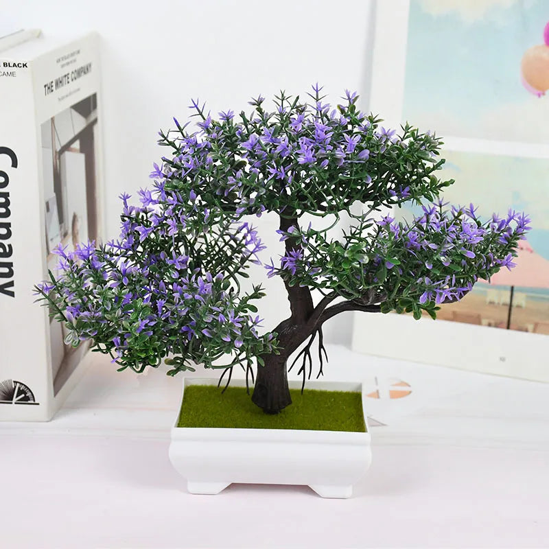 Artificial Bonsai Tree Potted Home Decor