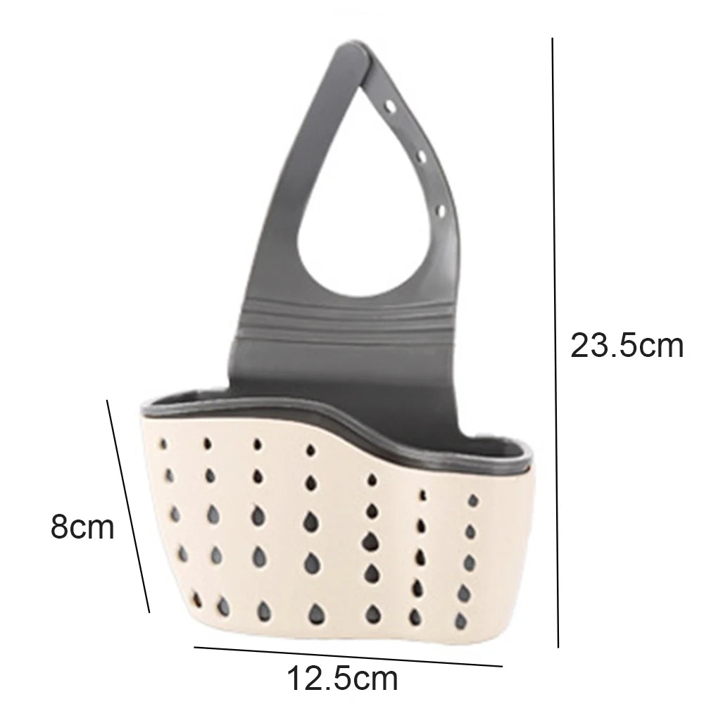 Adjustable Kitchen Sink Storage Drain Basket