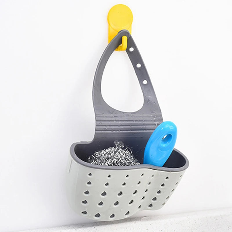 Adjustable Kitchen Sink Storage Drain Basket