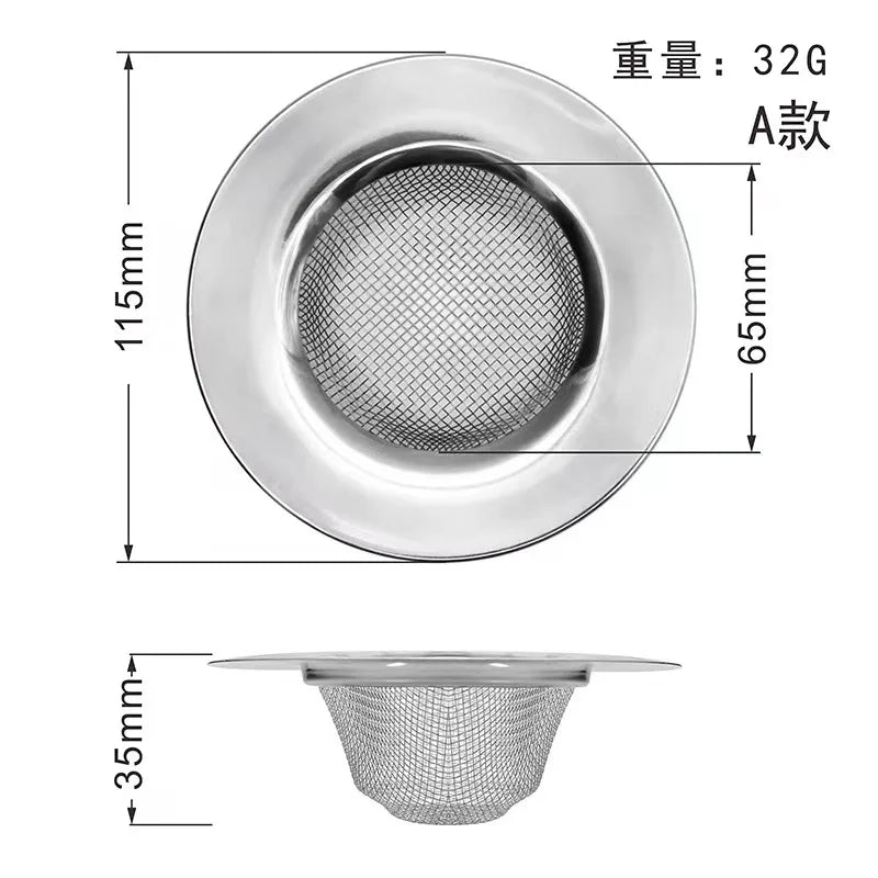 Stainless Steel Mesh Sink Strainer Filter