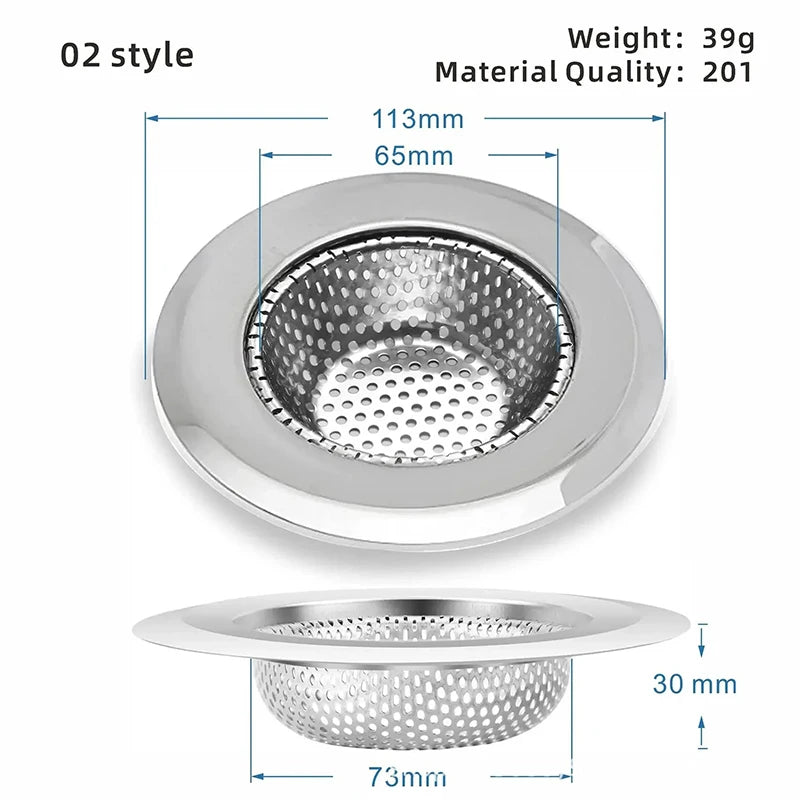 Stainless Steel Mesh Sink Strainer Filter