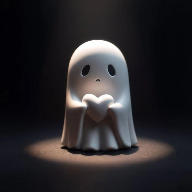 Cute Middle Finger Ghost Figurine Decoration