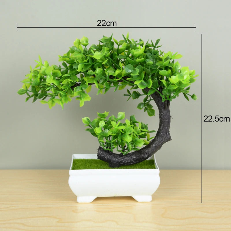 Artificial Bonsai Tree Potted Home Decor