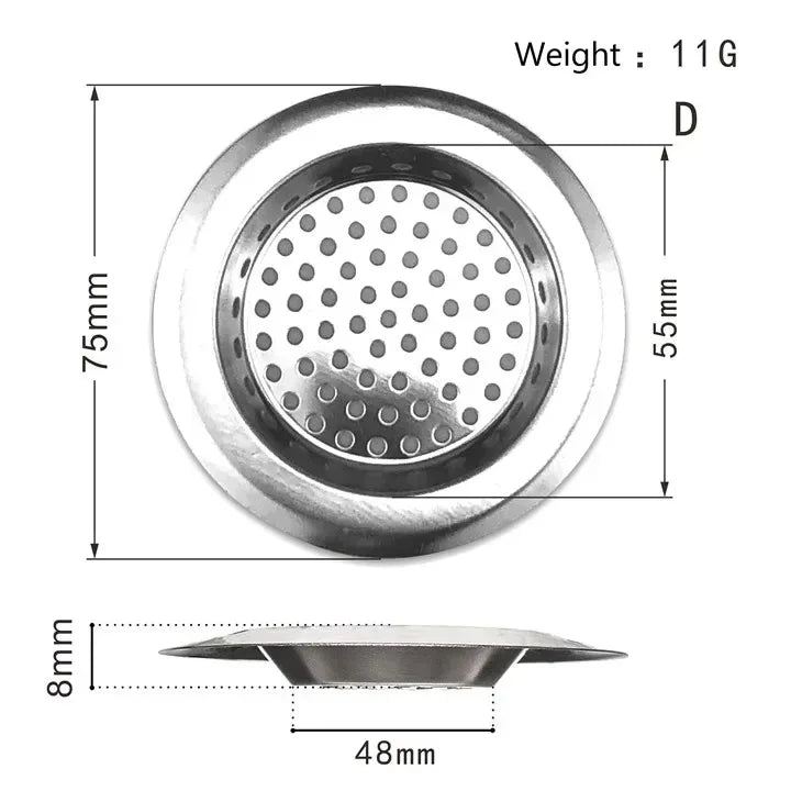 Stainless Steel Mesh Sink Strainer Filter