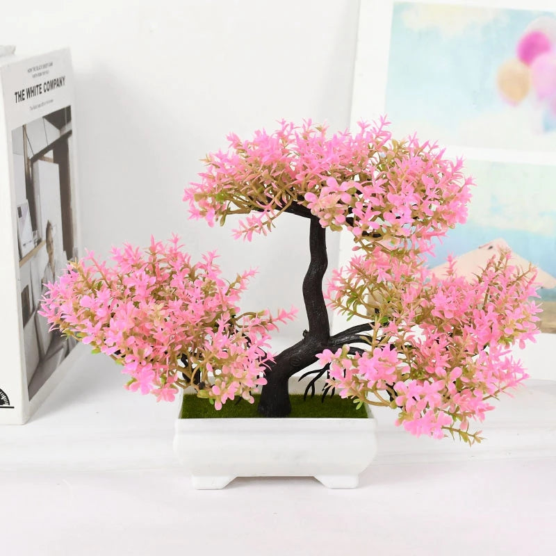 Artificial Bonsai Tree Potted Home Decor