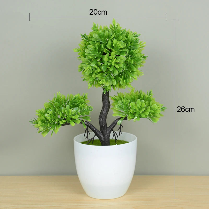 Artificial Bonsai Tree Potted Home Decor