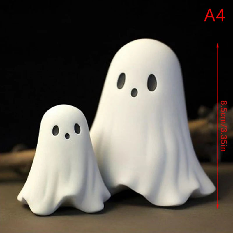 Cute Middle Finger Ghost Figurine Decoration