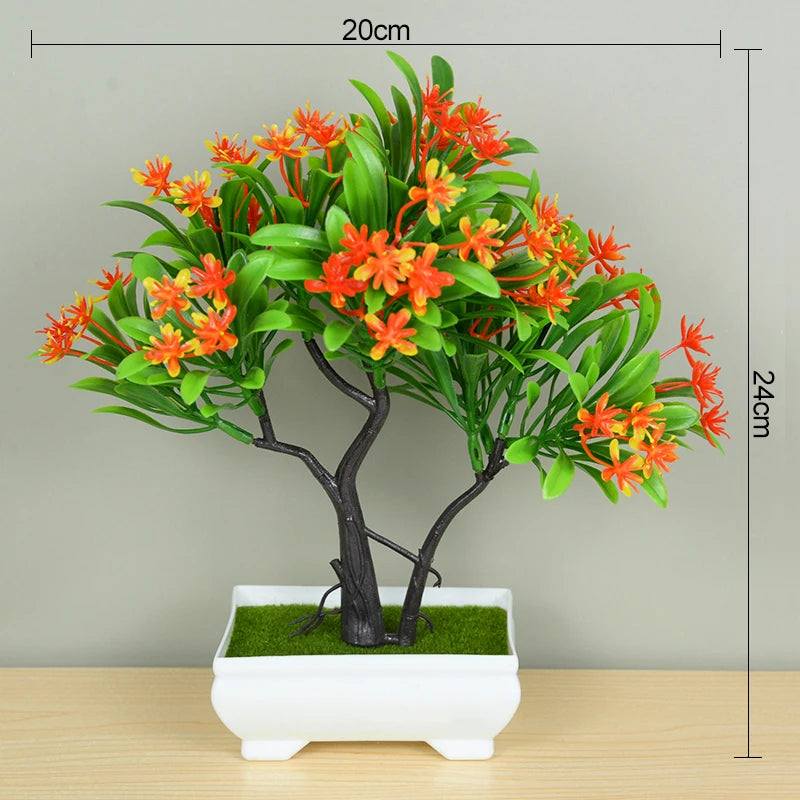 Artificial Bonsai Tree Potted Home Decor