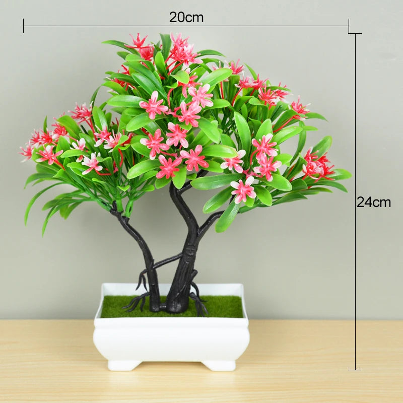 Artificial Bonsai Tree Potted Home Decor