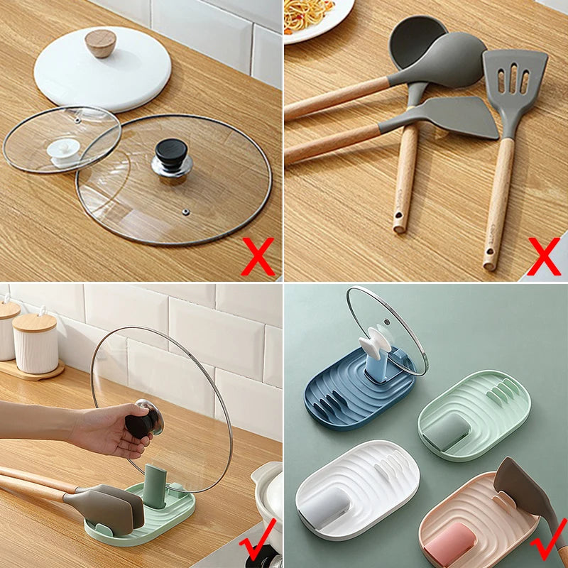 Foldable Nordic Style Pot Lid Holder