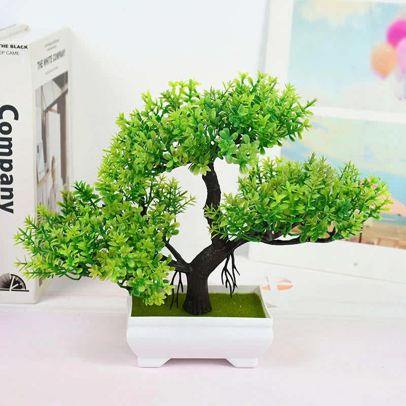 Artificial Bonsai Tree Potted Home Decor