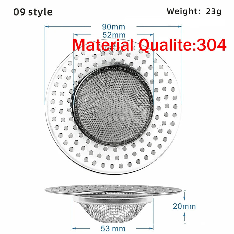 Stainless Steel Mesh Sink Strainer Filter